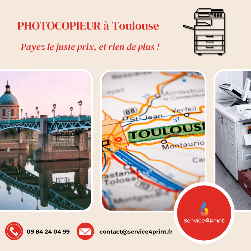 Location photocopieur Toulouse : la solution adéquate