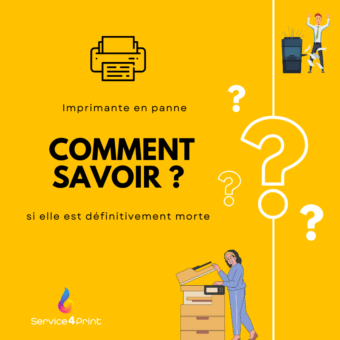 Imprimante en panne : comment savoir si elle est définitivement morte ?